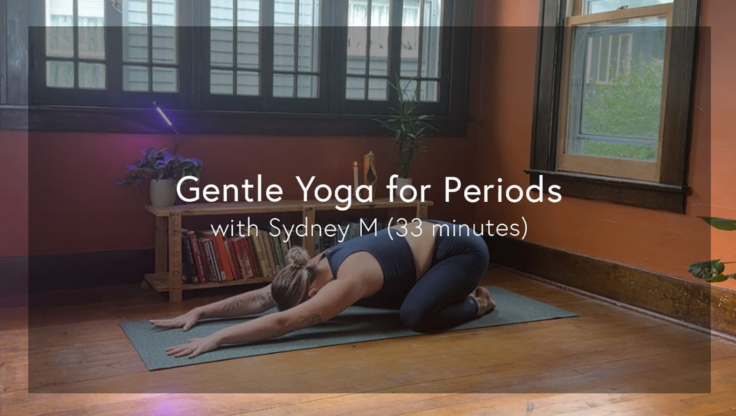 Gentle Yoga for Your Period with Sydney McCowan